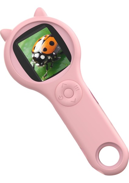 Çocuklar Için Mikroskop - Taşınabilir Elden Taşınan Büyüteç Çocuklar Için Dijital Mikroskop Eğitim Bilimleri Oyuncakları Pembe (Yurt Dışından)