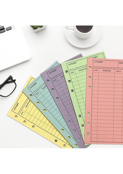 12 Renkli Bütçe Zarfları Delikli Kalın Nakit Düzenleyici (Yurt Dışından) fiyatları