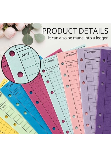12 Renkli Bütçe Zarfları Delikli Kalın Nakit Düzenleyici (Yurt Dışından) indirimleri