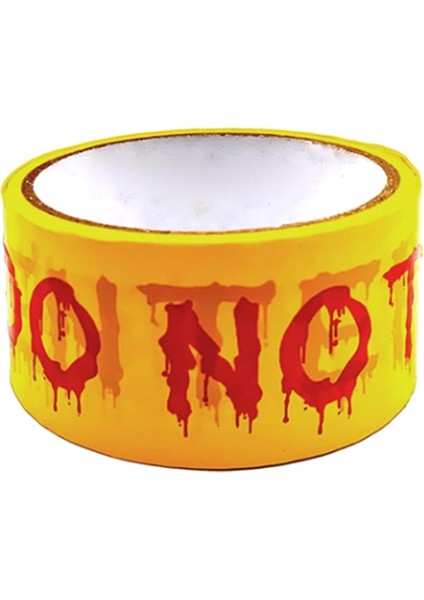 Cadılar Bayramı Süslemeleri Dikkat Bandı, Girmeyin Dikkat Bandı 1 Adet (Yurt Dışından)