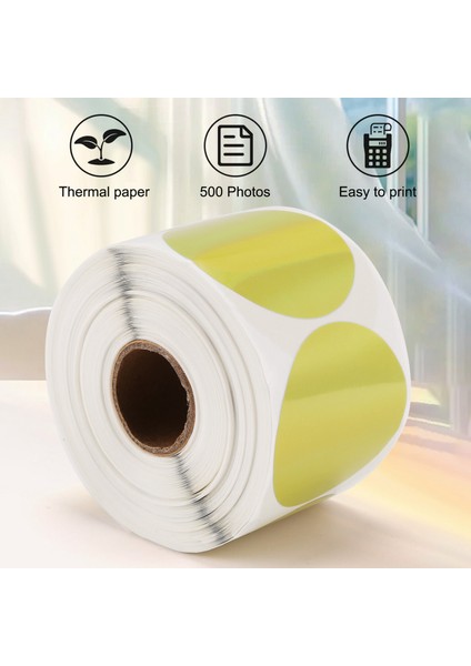 500 Adet Altın Lazer Etiketler Etiket Yazıcı Etiketleri (Yurt Dışından) fırsatları