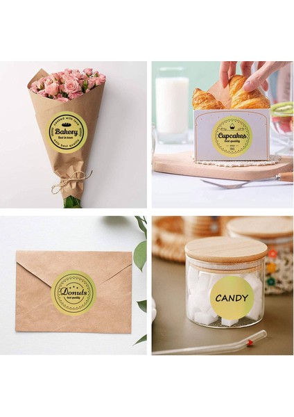 500 Adet Altın Lazer Etiketler Etiket Yazıcı Etiketleri (Yurt Dışından) indirimleri