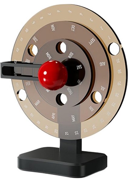 Takvim Akrilik Disk Dekor Masa Üstü Takvim Kahverengi (Yurt Dışından) indirimleri