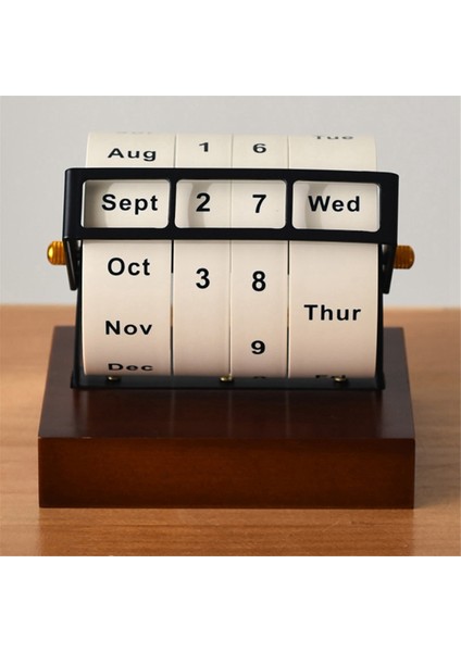Takvim Ahşap Tekerlek Takvimi Ev Ofis Masaüstü Süslemeleri (Yurt Dışından) modelleri