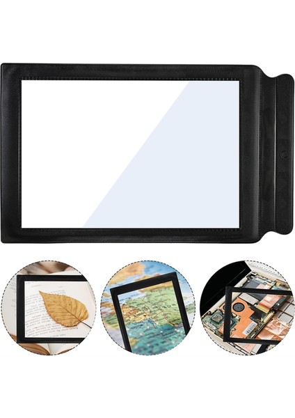 A4 Yaşlılar Için A4 Düz Büyüteç Pvc Düz Tam Sayfa Büyütme Cam (Yurt Dışından) indirimleri