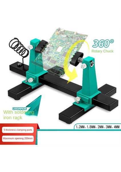 Devre Kartı Kaynak Onarımı Sökme Fikstürü Ayarlanabilir Anakart Tutucu 360 ° Devre Kartı Bakım Tutucusu (Yurt Dışından) modelleri