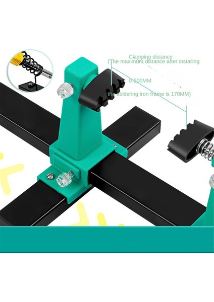 Devre Kartı Kaynak Onarımı Sökme Fikstürü Ayarlanabilir Anakart Tutucu 360 ° Devre Kartı Bakım Tutucusu (Yurt Dışından) fırsatları
