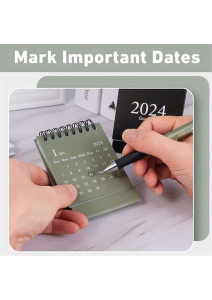 10 Parça Mini Masa Takvimi 2024, 2023-2024 - Ekim 2023'TEN Aralık 2024'E Kadar (Yurt Dışından) modelleri