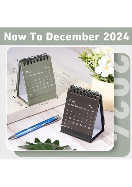10 Parça Mini Masa Takvimi 2024, 2023-2024 - Ekim 2023'TEN Aralık 2024'E Kadar (Yurt Dışından) indirimleri