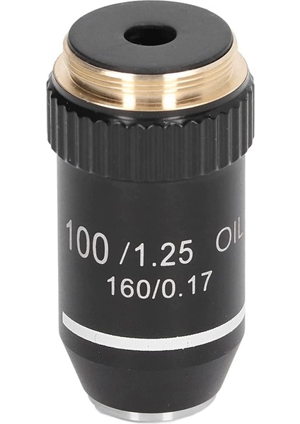 Biyolojik Mikroskop Lens, 195 Akromatik Siyah Objektif Lens 100X Yağ Yüksek Güç Objektif Arayüz 20.2mm Iplik (Yurt Dışından) fiyatları