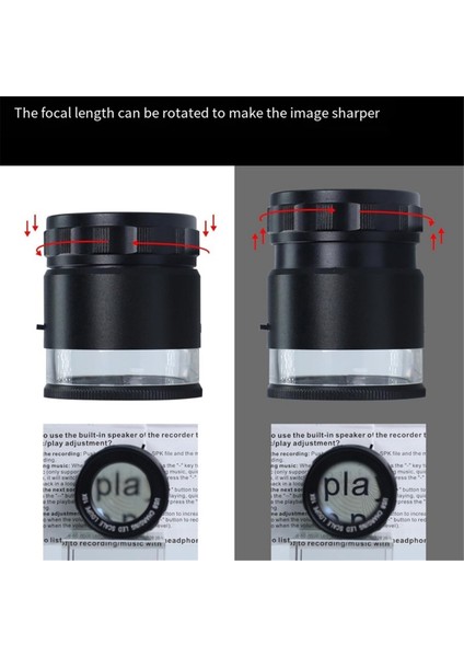 10X Işıklı Kuyumcular Büyüteç Ölçme Ölçeği, USB Şarj Edilebilir 6 LED Işık, 25-27MM, Mücevher Paraları Için Uygun (Yurt Dışından) fırsatları