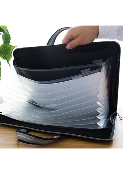 Iş Fermuarlı Su Geçirmez Iç Çanta 12 Oxford Kumaş Organ Çantası Mavi (Yurt Dışından) indirimleri