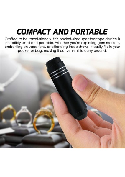 Elde Taşınır Kırınım Spektrometresi, Gem Araçlarda Pak Ingratıng Gem Spektrometresi, Kuyumcu Loupe, Mücevherlerin Tanımlanması (Yurt Dışından) modelleri