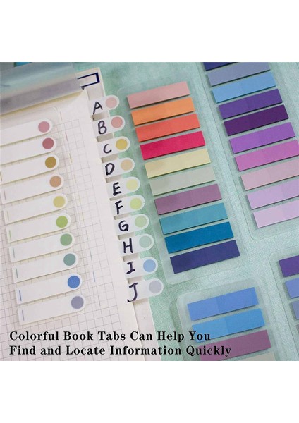 1200 Adet Sayfa Işaretleyicileri, Morandi Yapışkan Not Sekmeleri Renkli Kitap Bayrakları Sekmeleri (Yurt Dışından) fiyatları