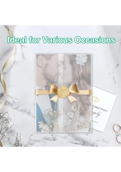 200 Paket Toplu Şeffaf Kağıt Zarf Astarları (Yurt Dışından) modelleri