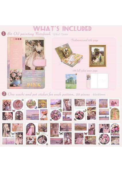 Estetik Scrapbook Günlük Tutma Seti,b (Yurt Dışından) fiyatları