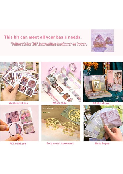 Estetik Scrapbook Günlük Tutma Seti,b (Yurt Dışından) indirimleri