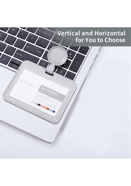 Geri Çekilebilir Rozet Tutucular, Plastik Kayar Kimlik Rozeti Tutucu Gri (Yurt Dışından) fırsatları