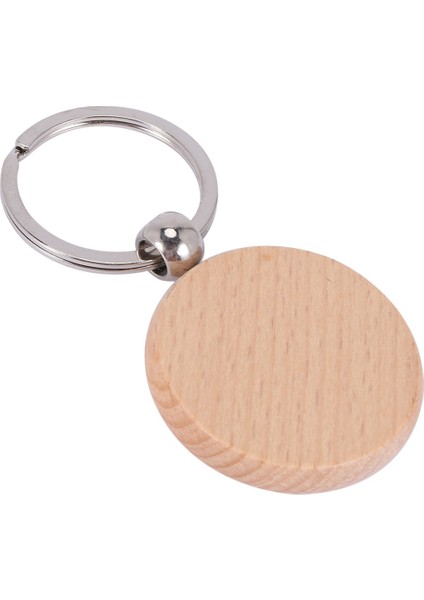 60 Adet Boş Yuvarlak Ahşap Anahtarlık Ahşap Etiketleri Kendin Yap Hediyelerini Kazıyabilir (Yurt Dışından) fiyatları