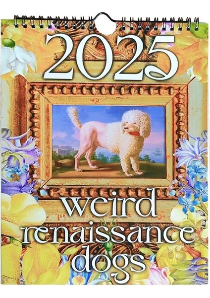 2025 Duvar Takvimi Köpekler Gizemler Ortaçağ Köpekleri Duvar Takvimi (Yurt Dışından)