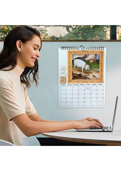 2025 Duvar Takvimi Köpekler Gizemler Ortaçağ Köpekleri Duvar Takvimi (Yurt Dışından) fırsatları