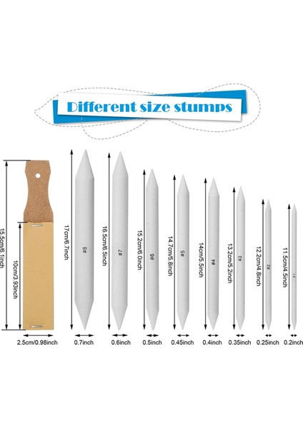 2 Kalemtıraş, 1 Uzatma Aleti ile 16 Karıştırma Kütüğü Seti (Yurt Dışından) indirimleri