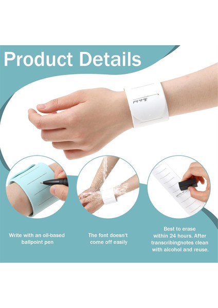 Hemşire Hatırlatıcı Silinebilir Bilek Not Defteri Kalem ve Silgi B (Yurt Dışından) fiyatları