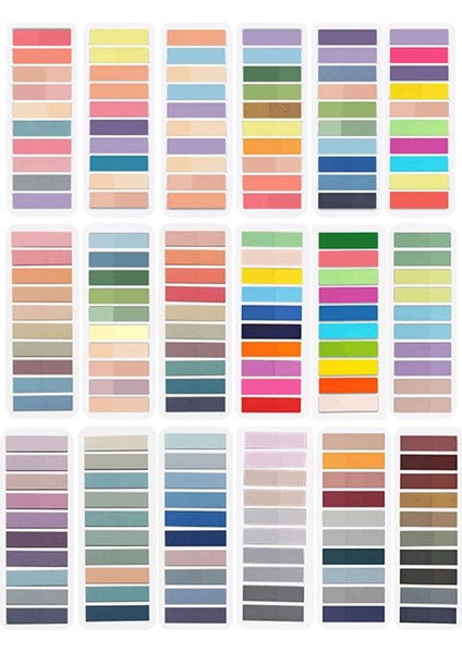 Açıklamalar Için Kitap Sekmeleri, Yapışkan Sekmeler Şeffaf Yapışkan Notlar (3600 Adet) (Yurt Dışından)