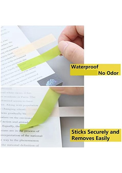 Açıklamalar Için Kitap Sekmeleri, Yapışkan Sekmeler Şeffaf Yapışkan Notlar (3600 Adet) (Yurt Dışından) indirimleri