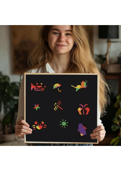 Çizik Kağıt Sanat Seti, Hediyelik Eşyalar Için Siyah El Sanatları Seti (Yurt Dışından) fiyatları