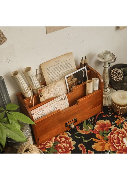 Ofis Masaüstü Depolama Kutusu Kırtasiye Bitirme Rafı A4 Kağıt Rafı (Yurt Dışından) fırsatları