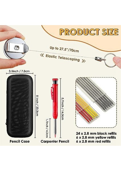 Geri Çekilebilir Tutuculu Ahşap Işleme Kalemi (Yurt Dışından) modelleri