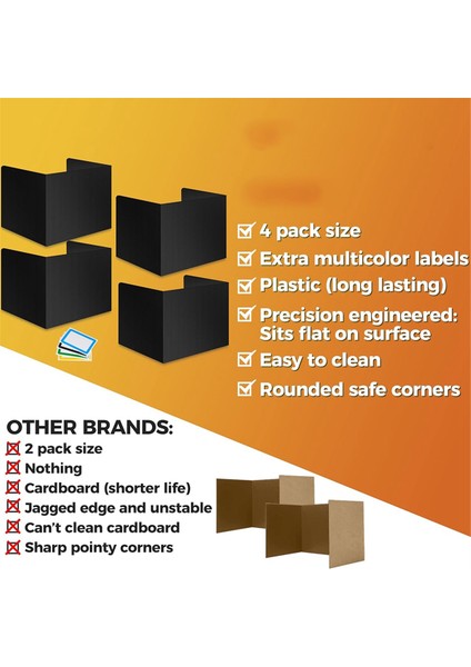 Öğrenci Sıra Bölücüleri - Su Geçirmez Plastik Öğrenme Kova Bölücüleri (Yurt Dışından) indirimleri