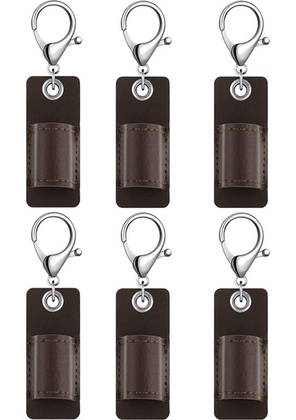 Taşınabilir Deri Kalemlik Pu Deri Rozet Kalemlik, Kahverengi (Yurt Dışından)