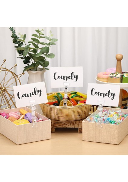 100 Adet Çift Taraflı Tabela Klipsleri Tabela Ekran Mini Klips (Yurt Dışından) fırsatları