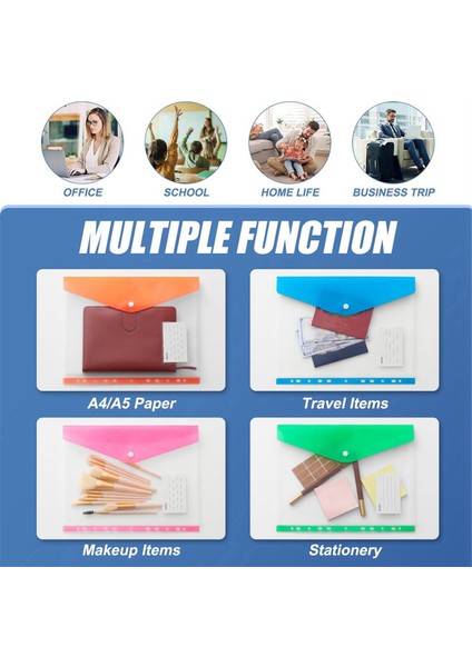 12 Paket Genişletilebilir Klasörler Zarflar 11 Delikli Klasörler (Yurt Dışından) modelleri