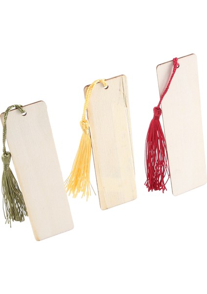 Renkli Püsküllü Tamamlanmamış Ahşap Ayraç Kendin Yap Şablonları Boş (Yurt Dışından) fırsatları