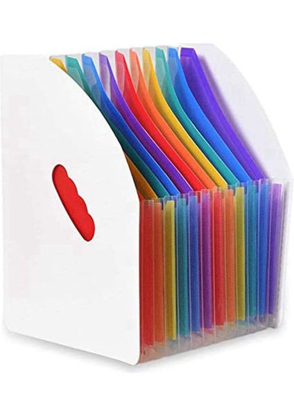 Genişletilmiş Dosya Tutucu A4 Dikey Depolama Sepeti 13 Cepli Dosya Tutucu (Yurt Dışından)