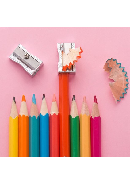 48 Paket Metal Mini Kalemtıraş Gümüş Tek Delikli Kalemtıraş (Yurt Dışından) modelleri