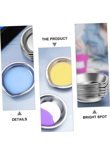 24 Adet Kolay Dökme Paleti Mini Sprey Boya Küçük Boya Karıştırma Kapları (Yurt Dışından) fiyatları