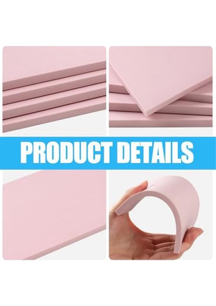 4 Parça 15 x 10 cm Pembe Kauçuk Gravürlü Linolyum Blok (Yurt Dışından) fırsatları