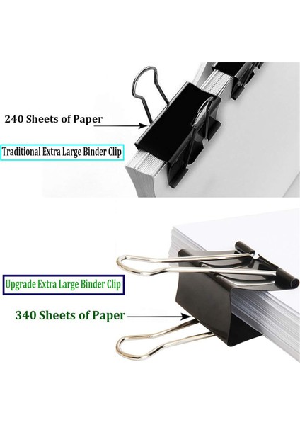 Ekstra Büyük Klasör Kalınlaştırılmış Dosya Klasörü Çizim Tahtası Klipsi 2.4 Inç (Yurt Dışından) modelleri