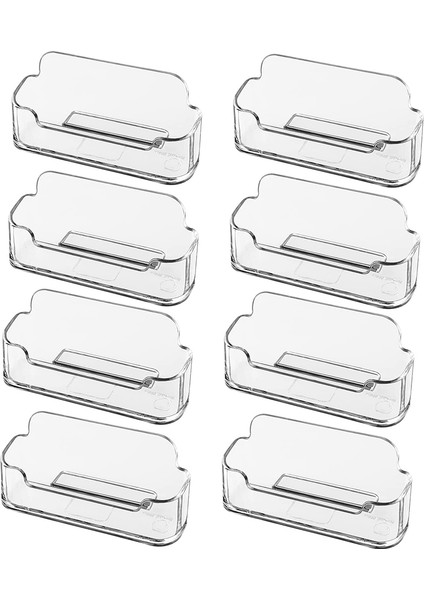 8 Paket Masa Için Kartvizitlik, Akrilik Şeffaf Kartvizit (Yurt Dışından)