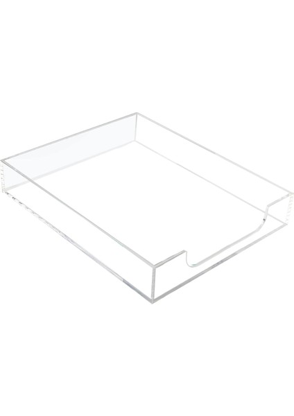 Akrilik Mektup Tepsisi Kağıt Düzenleyici, Masaüstü Düzenleyici Tepsi (Yurt Dışından)