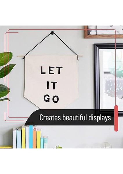 50 Adet Çift Başlı Resim Askısı Çivi Raptiye Siyah (Yurt Dışından)