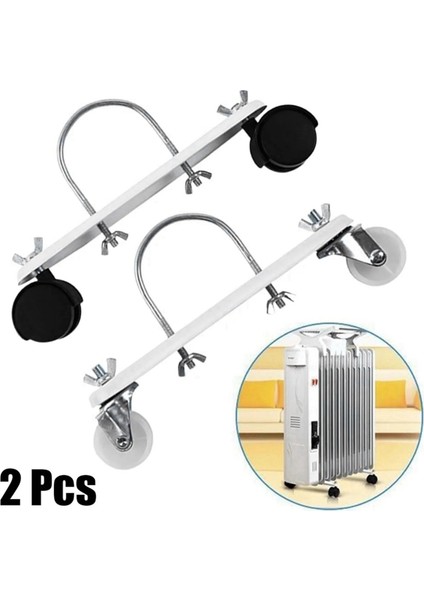 Elektrikli Isıtıcılar Için Mobil Kasnak Braketi, Siyah (Yurt Dışından) fiyatları