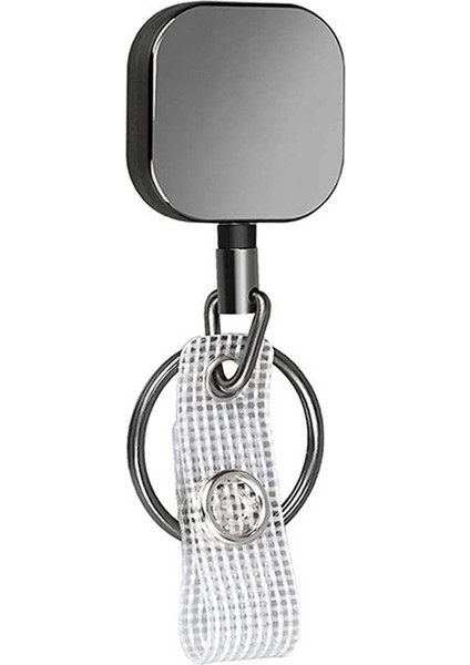 1 Adet Kare Geri Çekilebilir Hemşire Rozet Makarası Klips Rozet Tutucu (Yurt Dışından)