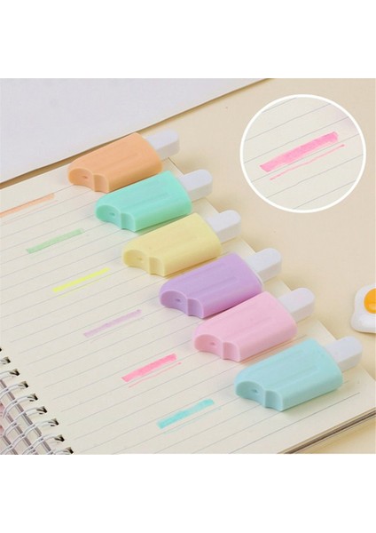 Vurgulayıcı Kalemler, Neon Renkli Kalemler, 6 Adet Parlak Çizim Kalemleri (Yurt Dışından) indirimleri