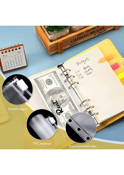 A6 Dosya Cepleri Fermuarlı Dosyalar Nakit Zarf Etiketleri Çıkartmalar (Yurt Dışından) fiyatları