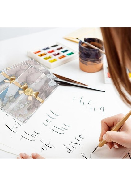 Düğün Davetiyeleri Sarma Seti 100 Adet Önceden Katlanmış Vellum Ceketleri Içerir (Yurt Dışından) indirimleri